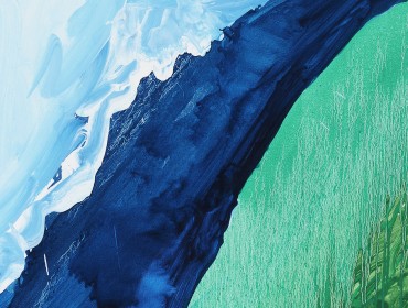 Mary Heilmann, Crashing Wave, 2011 (detail), Oil on canvas, 127 x 101.60 cm, © Mary Heilmann, Photo: Thomas Müller, Courtesy of the artist, 303 Gallery, New York, and Hauser & Wirt