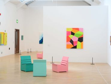 Mary Heilmann installation shot at Whitechapel Gallery 2016