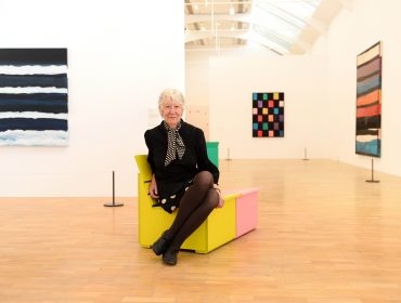 Artist Mary Heilmann at the press view of the Mary Heilmann: Looking at Pictures exhibition, at the Whitechapel Gallery in east London. PRESS ASSOCIATION Photo. Picture date: Tuesday, 7 June 2016. The exhibition, the first major UK survey of the American artist, runs from 8 June - 21 August 2016. Photo credit should read: Matt Crossick/PA Wire